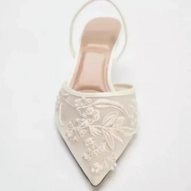 Monique | Mesh Slingbacks