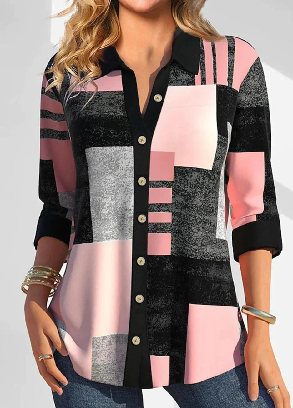 Martha - Checked blouse