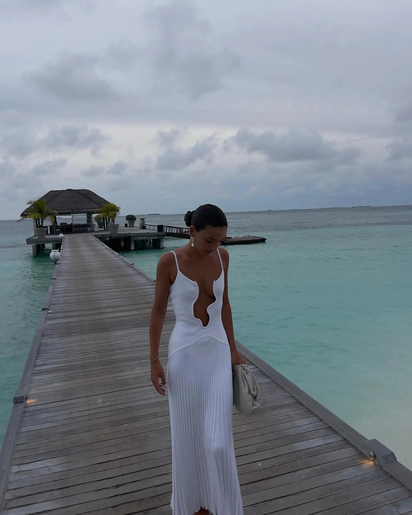 Adelaide - V-neck sling dress