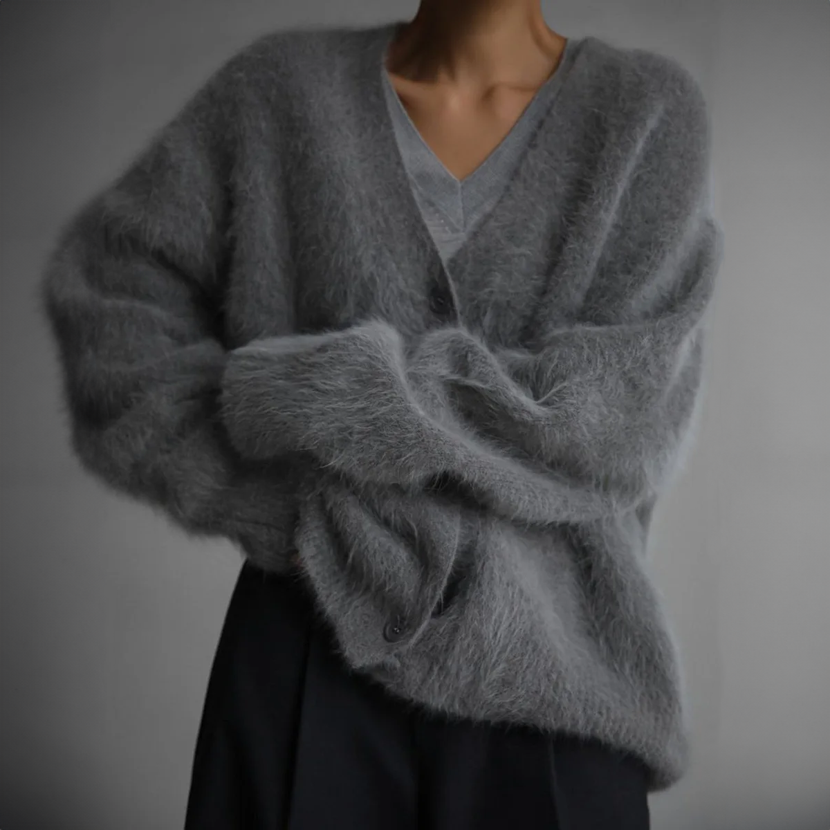 Chic cashmere cardigan Cozy Couture