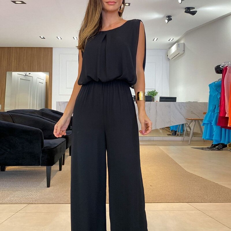 ARILLA - Black fashionable jumpsuit