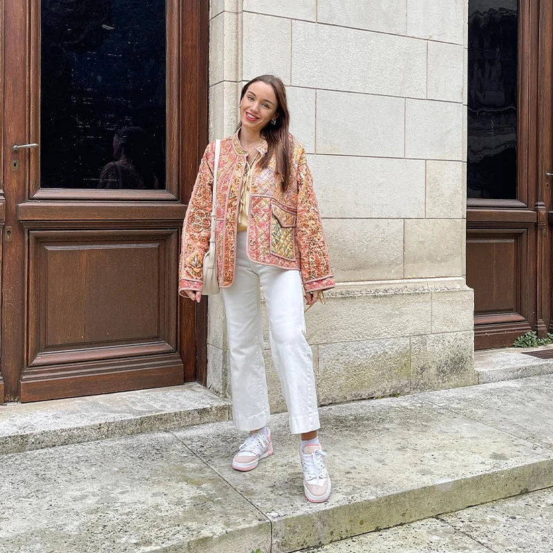 Darla - Fashionable, elegant jacket with print