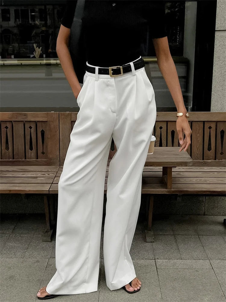 Olivia | White chino pants