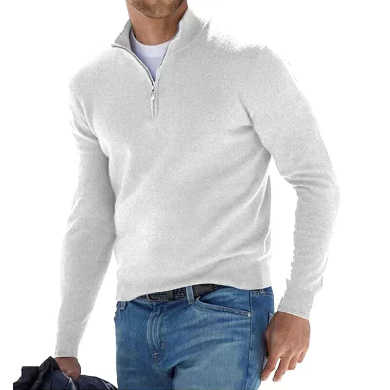 Ralf Polo - Fashionable Zip-Up Sweater for Men