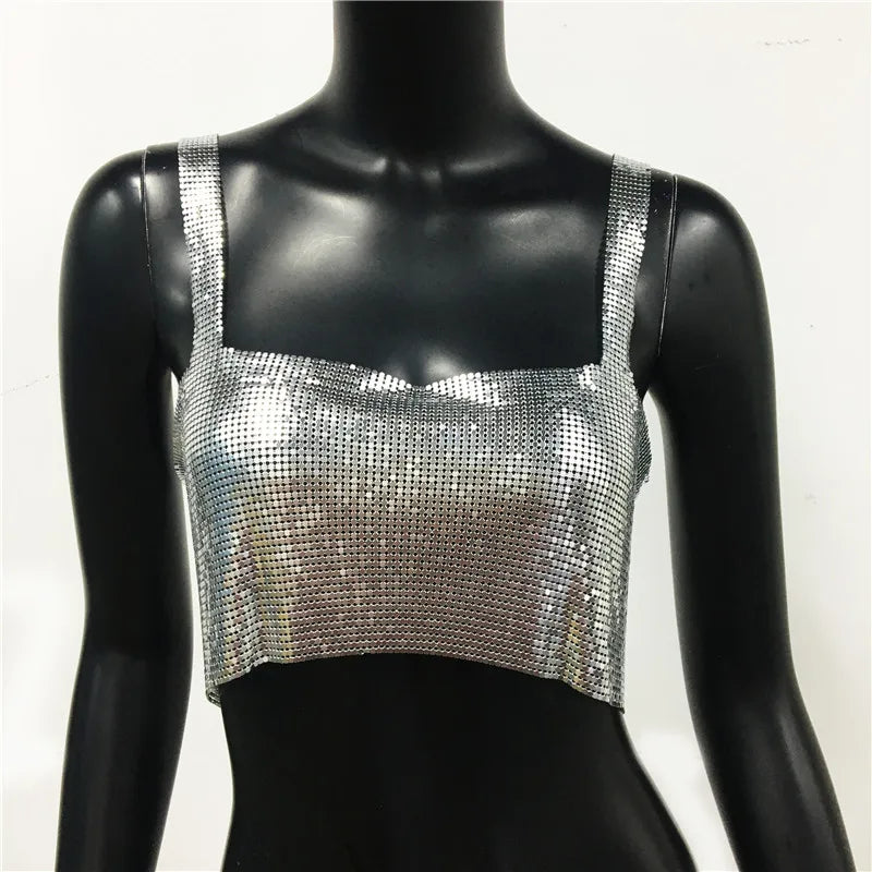 Mayuri | Women's Stylish See-Through Camisole Cropped Top - Fashionable & Light