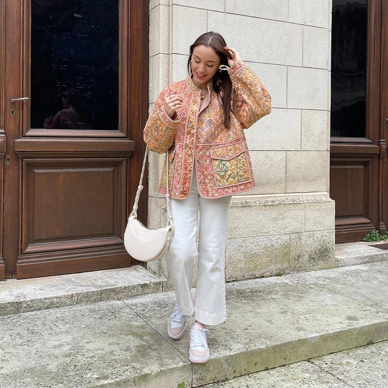 Darla - Fashionable, elegant jacket with print