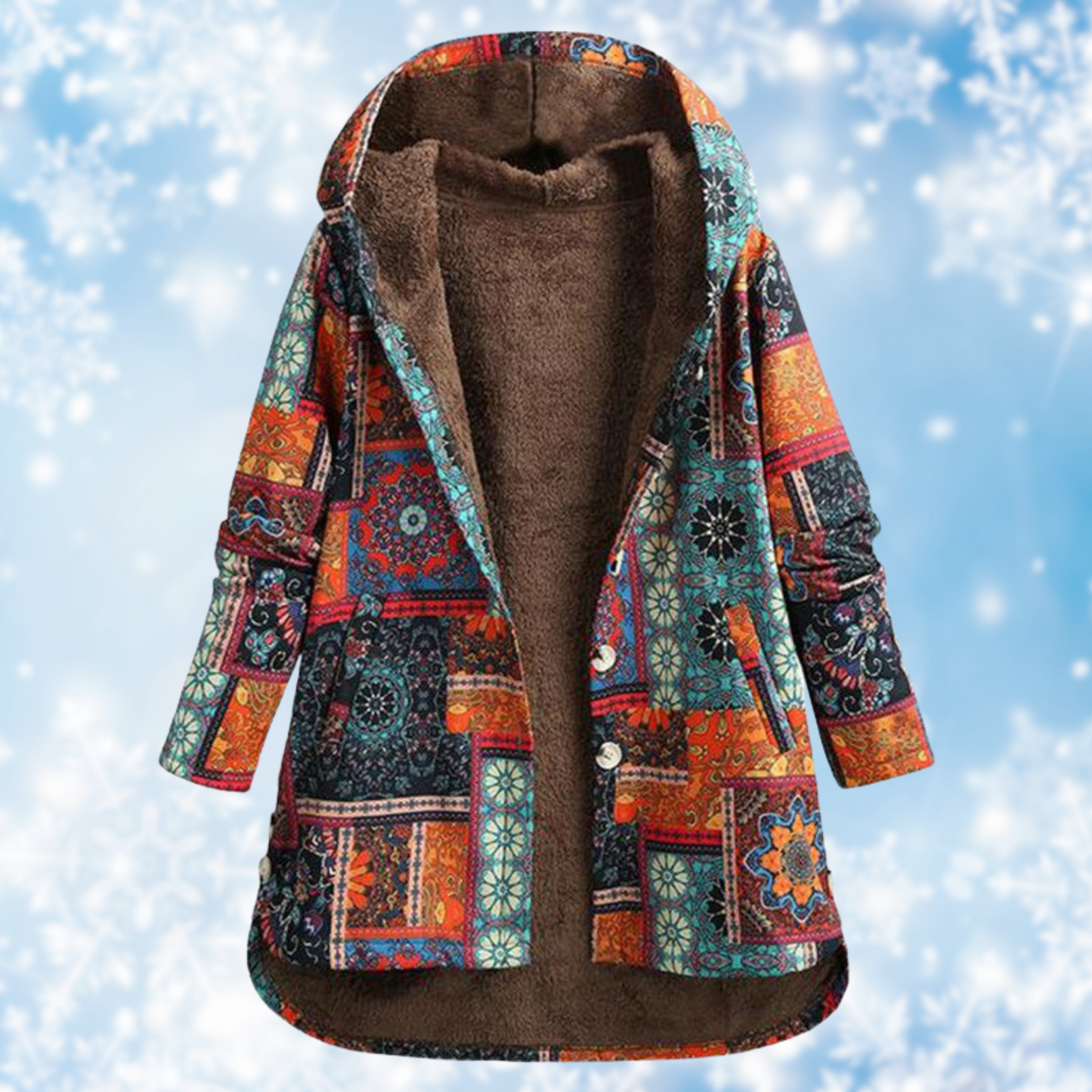 Celeste - Printed Hooded Jacket