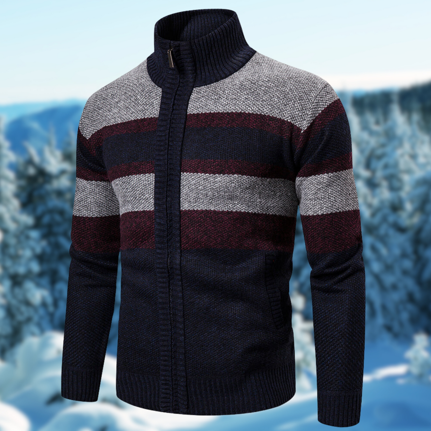 Alaric - Men's Striped Sweater