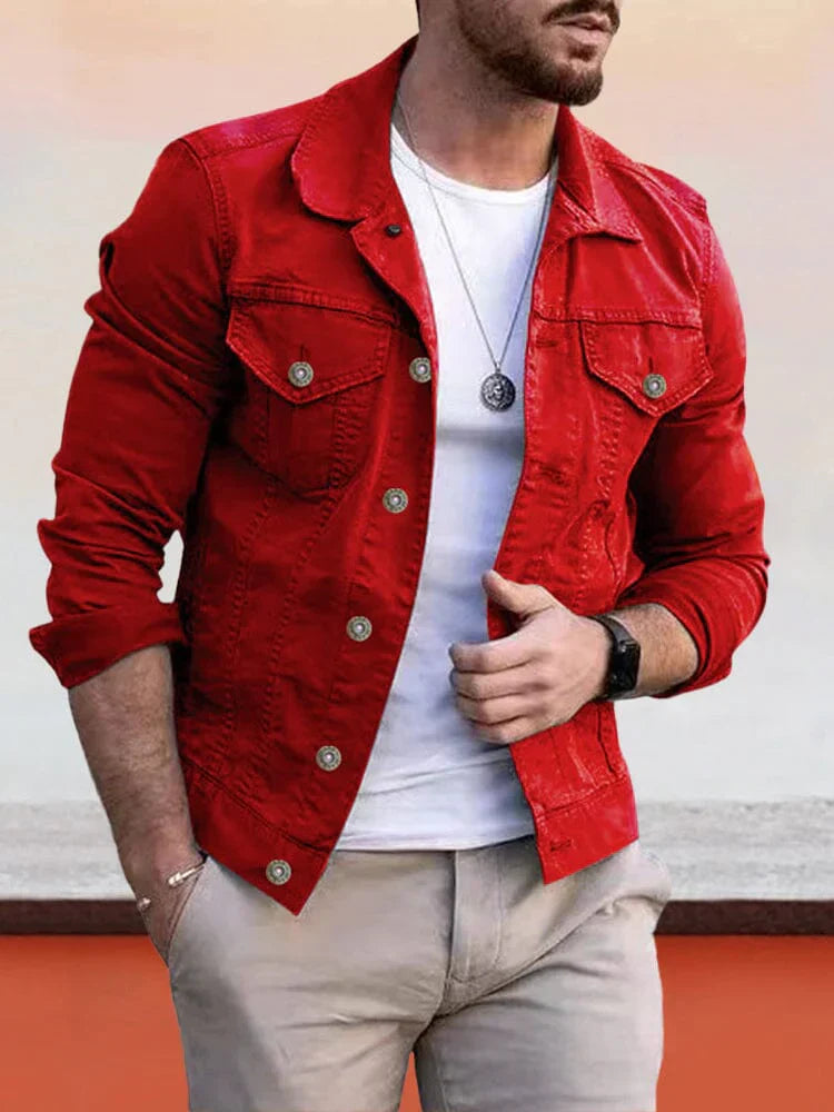 Micha | Denim jacket with buttons
