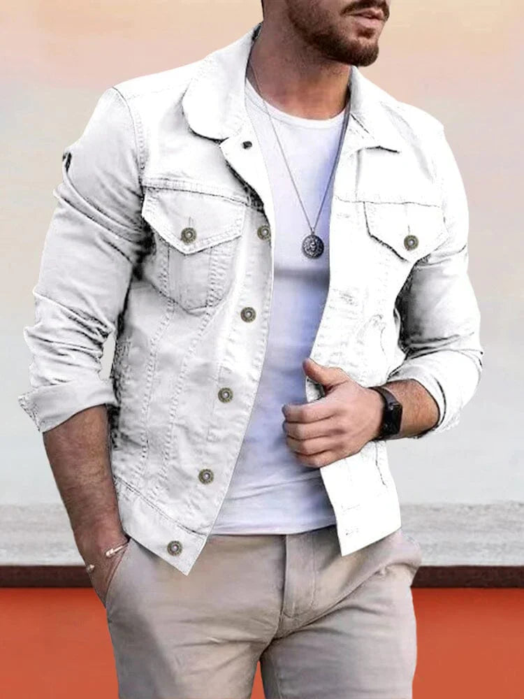 Micha | Denim jacket with buttons