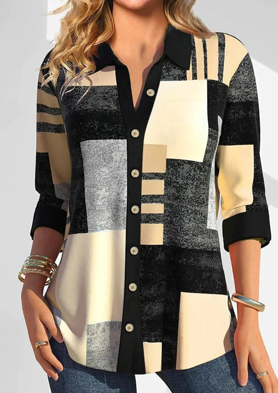 Martha - Checked blouse
