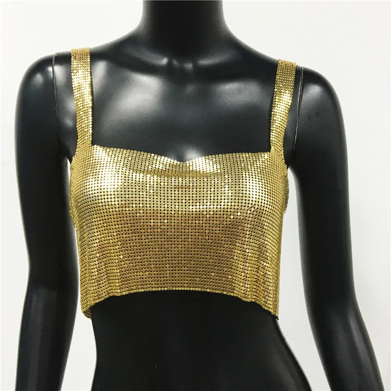 Mayuri | Women's Stylish See-Through Camisole Cropped Top - Fashionable & Light