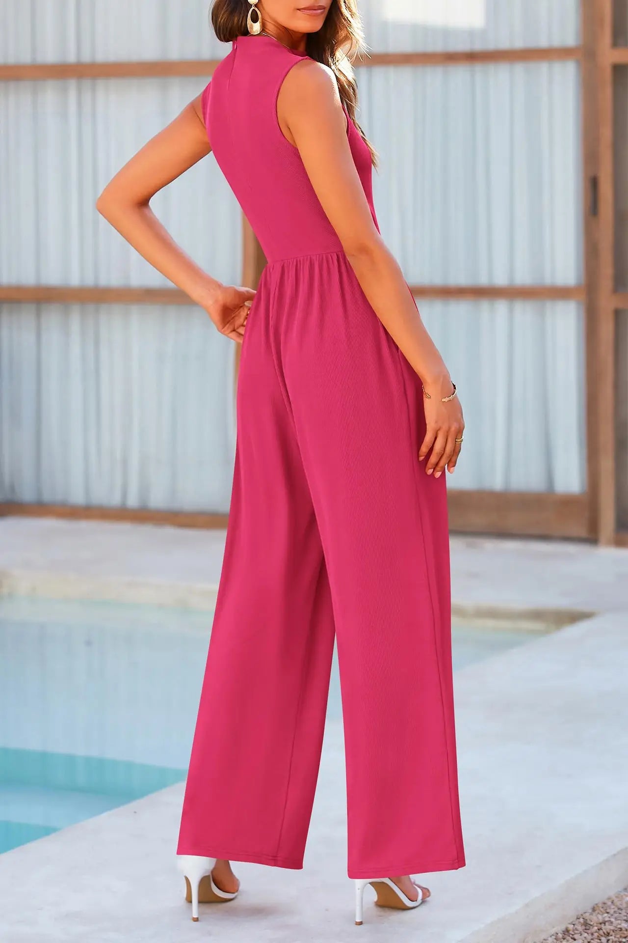 Alma - Round neck jumpsuit