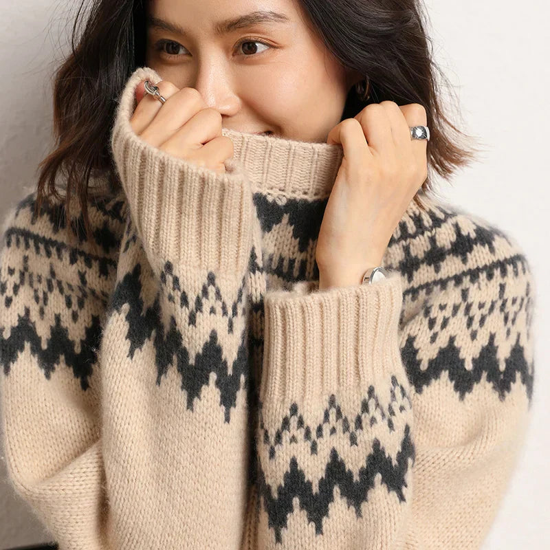 Carla | Round Neck Knitted Sweater
