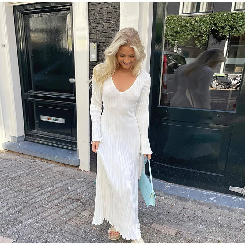Carilyn - Long Sleeve Midi Dress