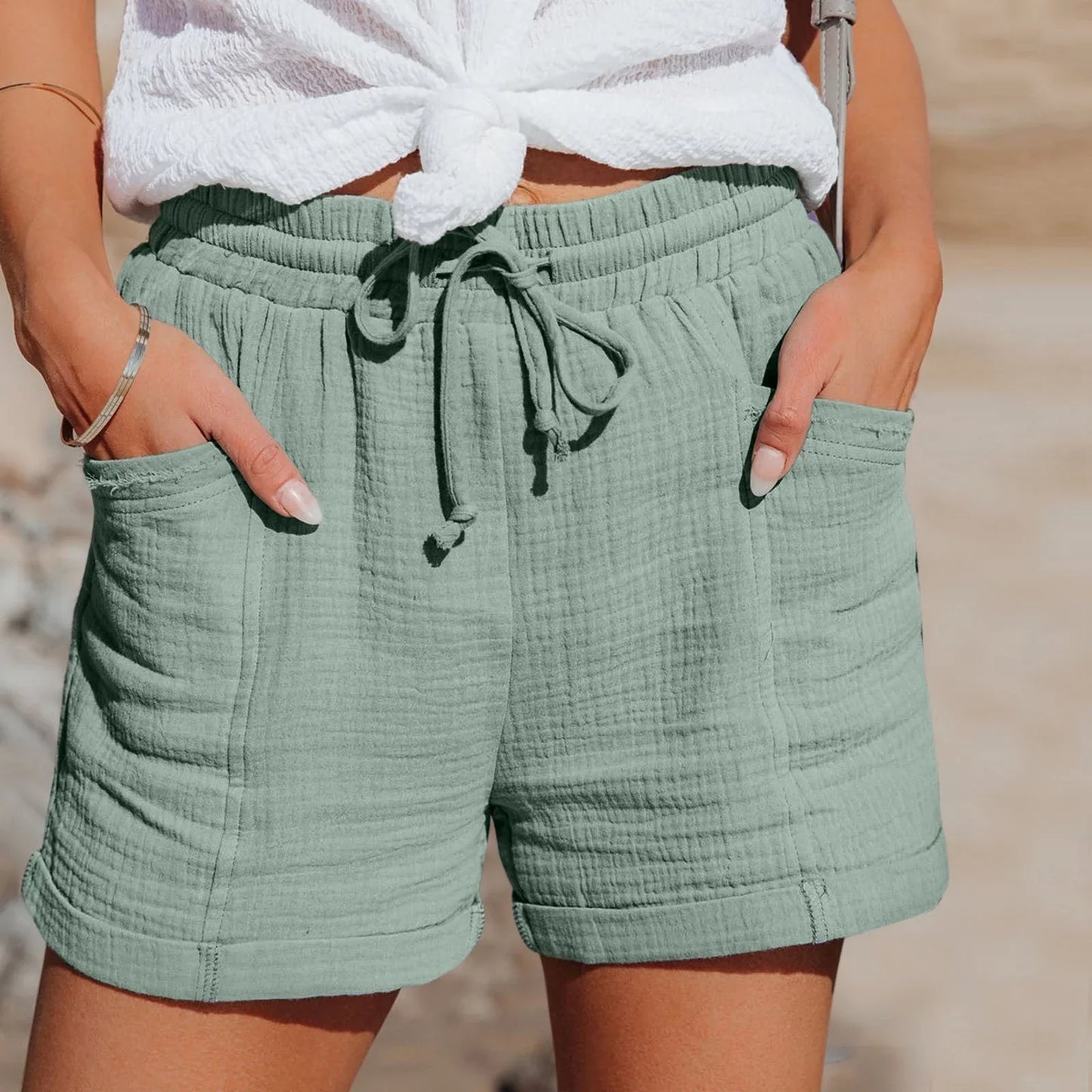 Aurelia - Summer shorts from Baumwolle