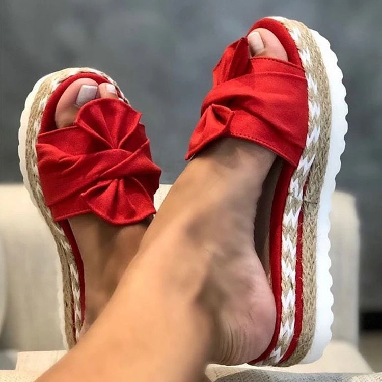 Clossi - Sandals with bow