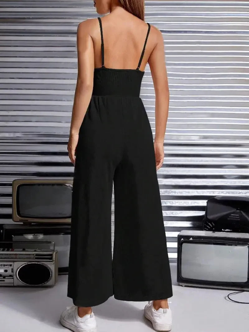Aurelia - Sleeveless jumpsuit with wide legs