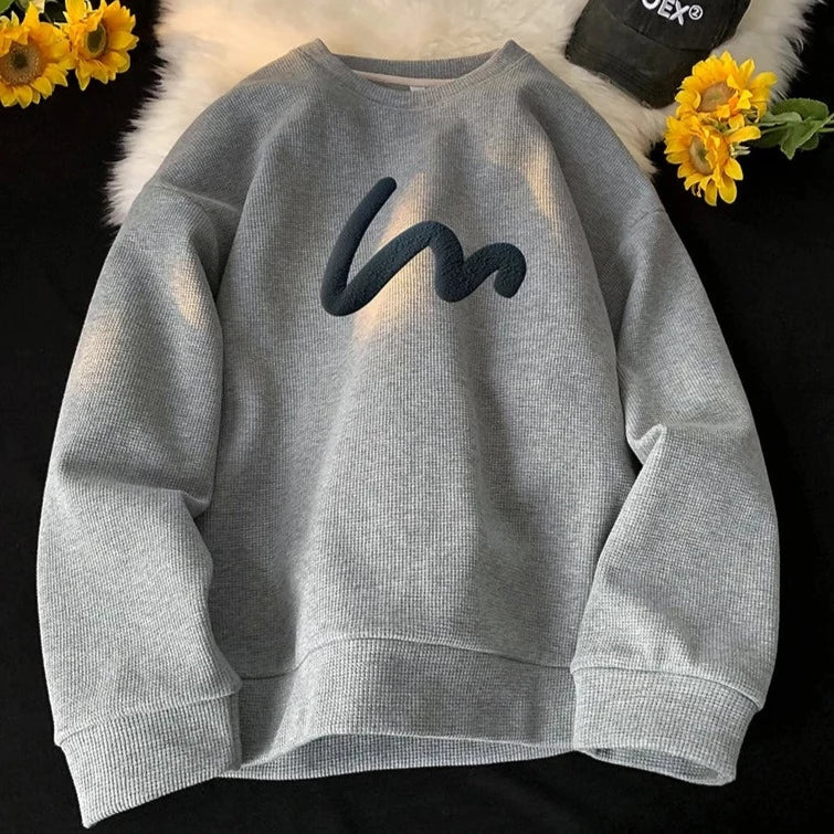 Nell - Wave Pattern Sweatshirts for Men