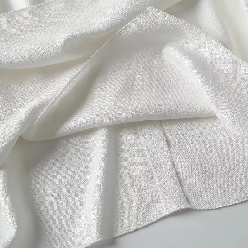 White airy and stylish sleeveless linen blouse for women – Amira