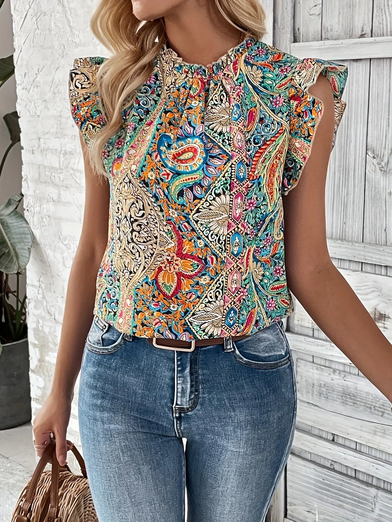 Lydia - Blouse with ruffles