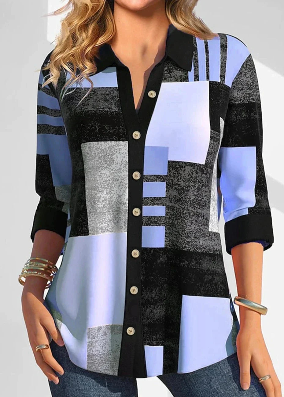 Martha - Checked blouse