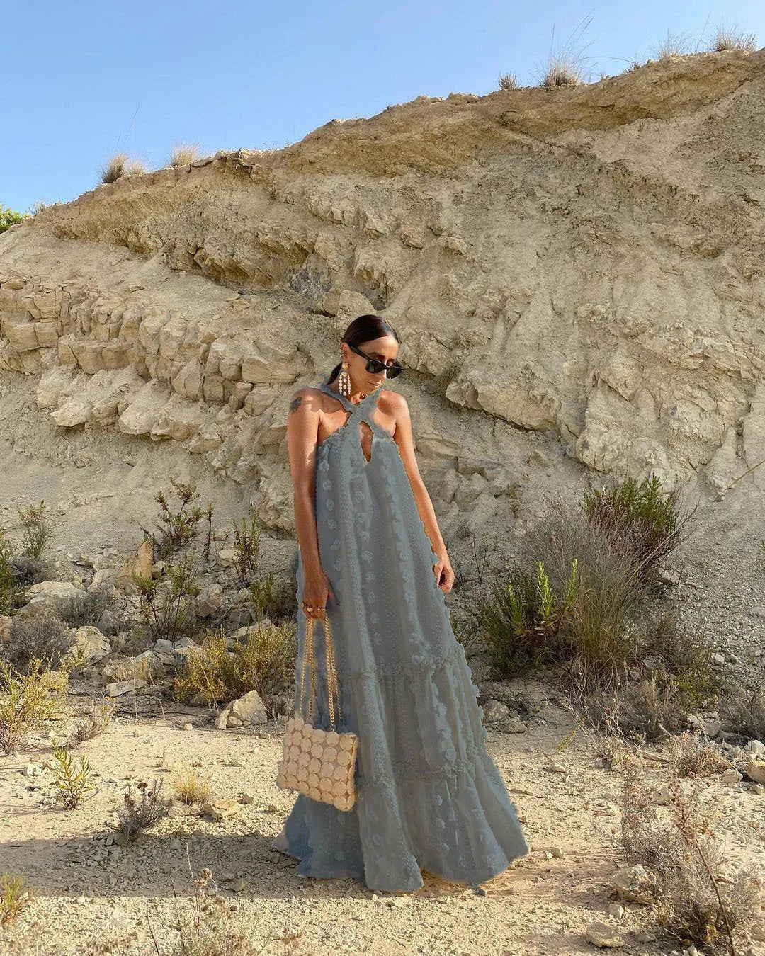 Willamina - Stylish halter neck dress