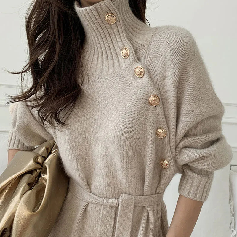 Ade - Dress with turtleneck