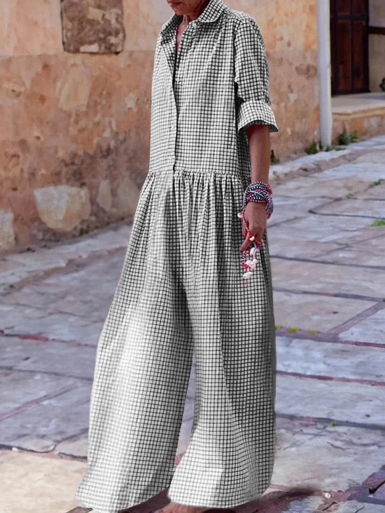 Eleanor - Checked Jumpsuit