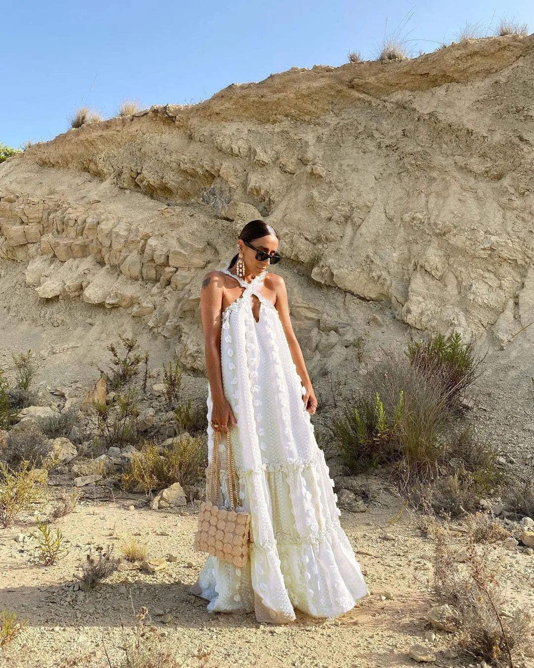 Willamina - Stylish halter neck dress