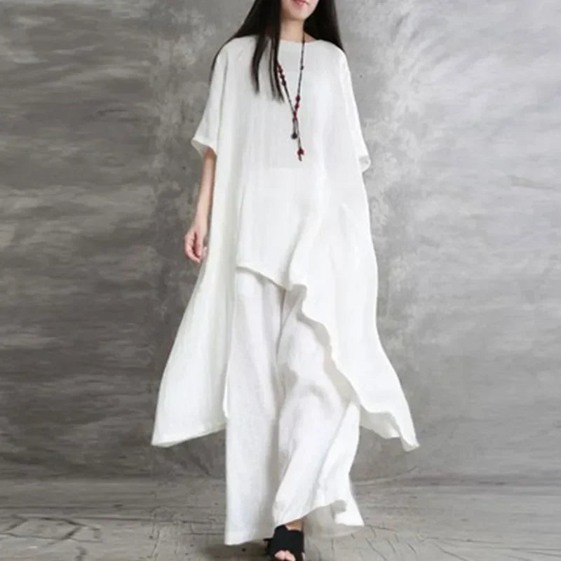 Beatrice - Ladies linen set made of cotton