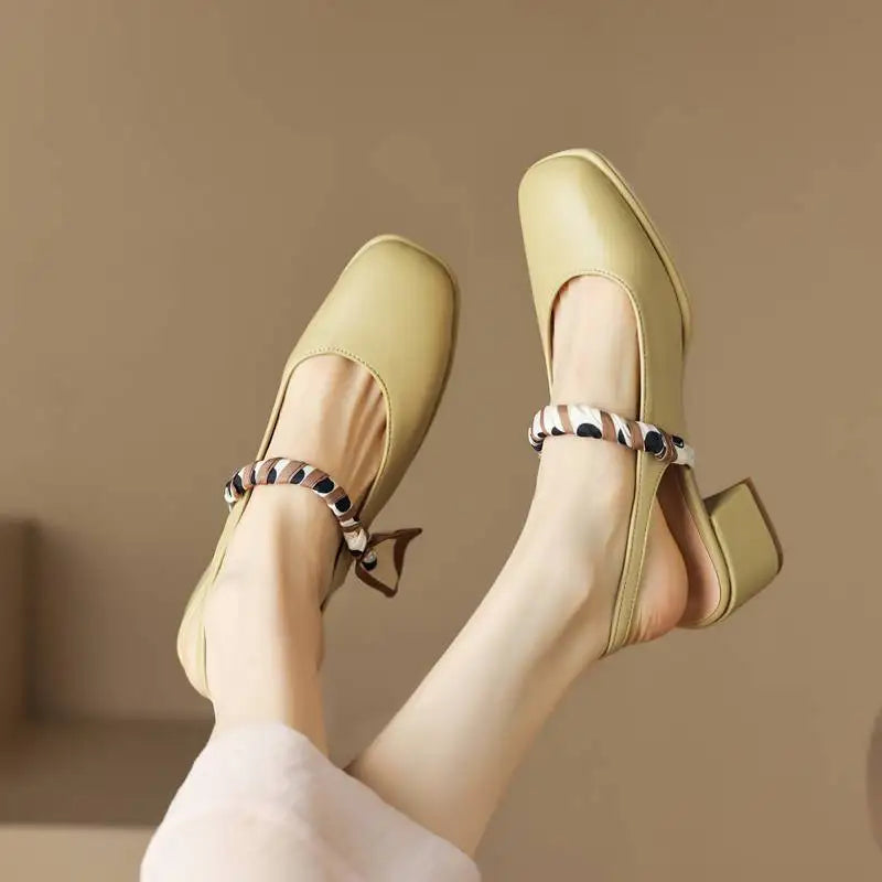 GIAVANNA | PEARL STRAP SLINGBACK HEELS