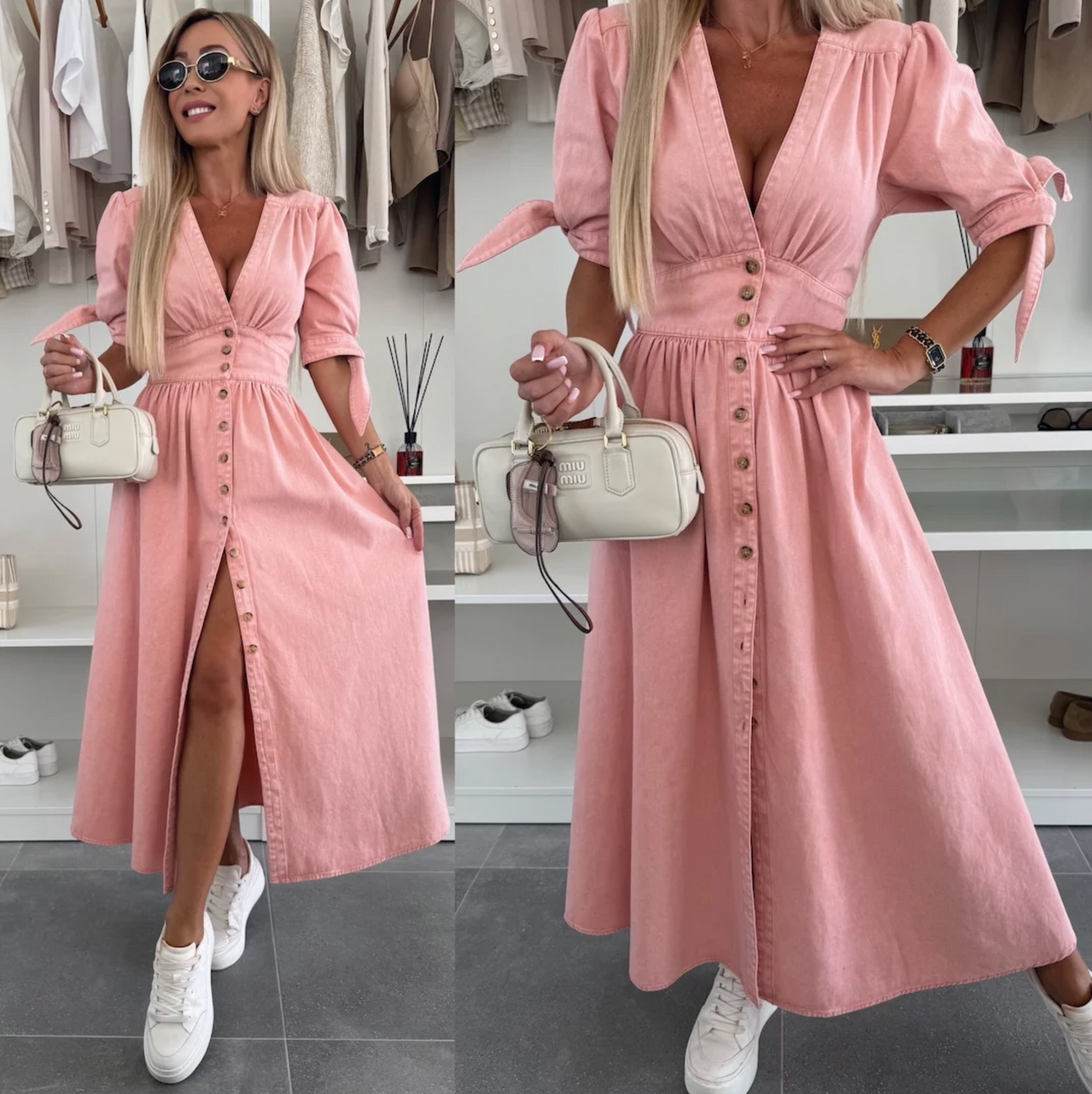 Ivanka – Radiant Jeans Dress