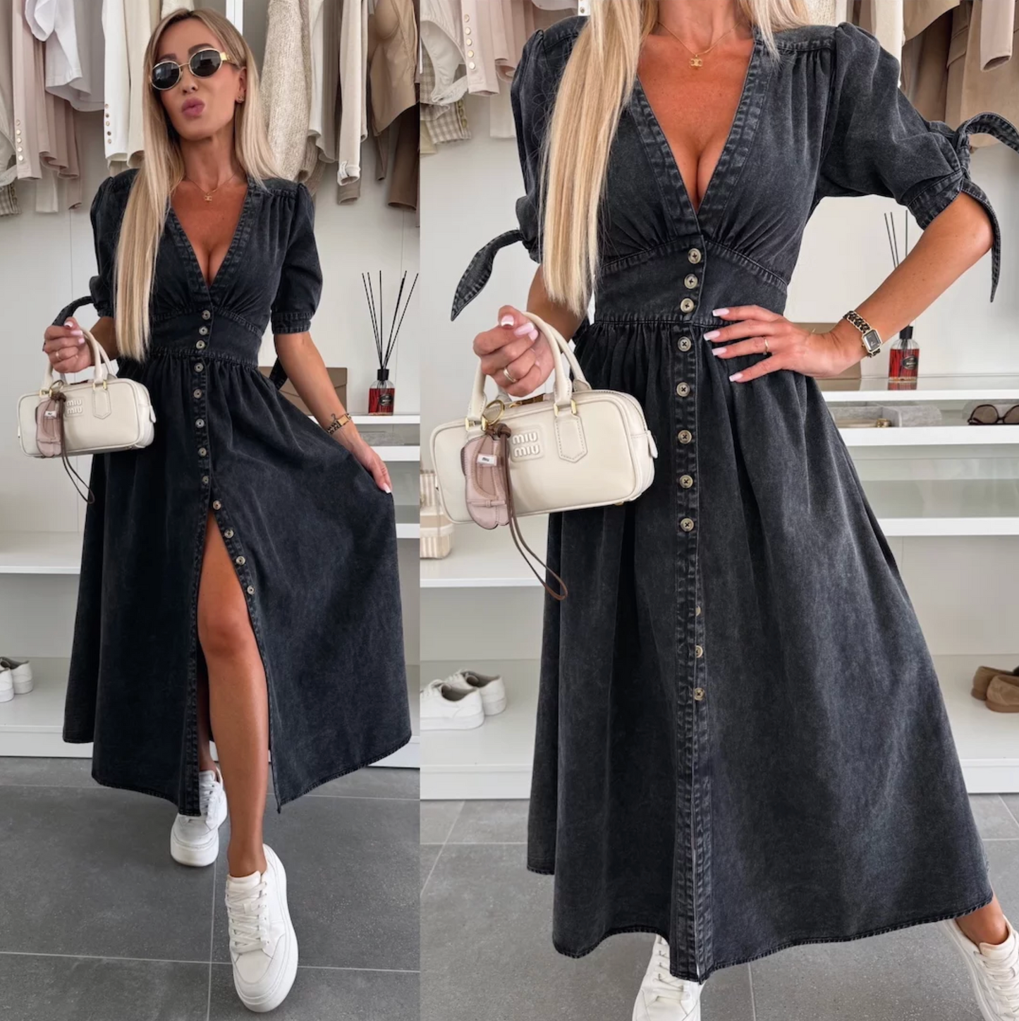 Ivanka – Radiant Jeans Dress