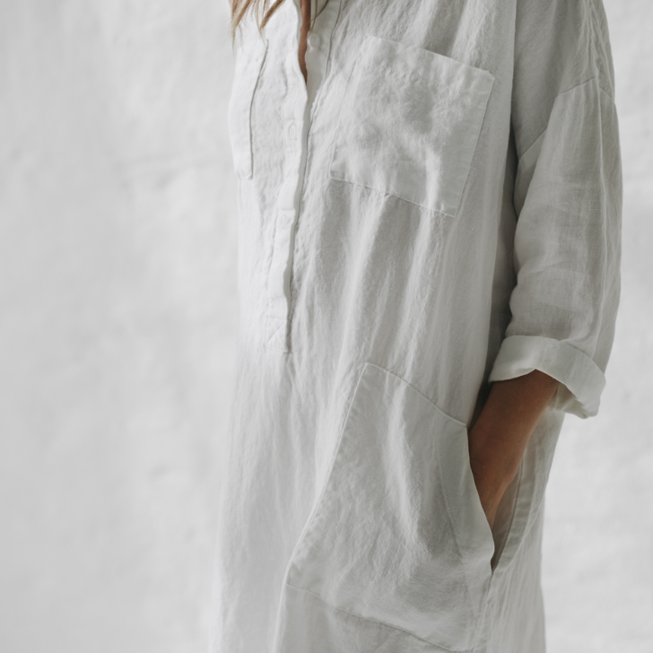 DAWN - Stylish white dress