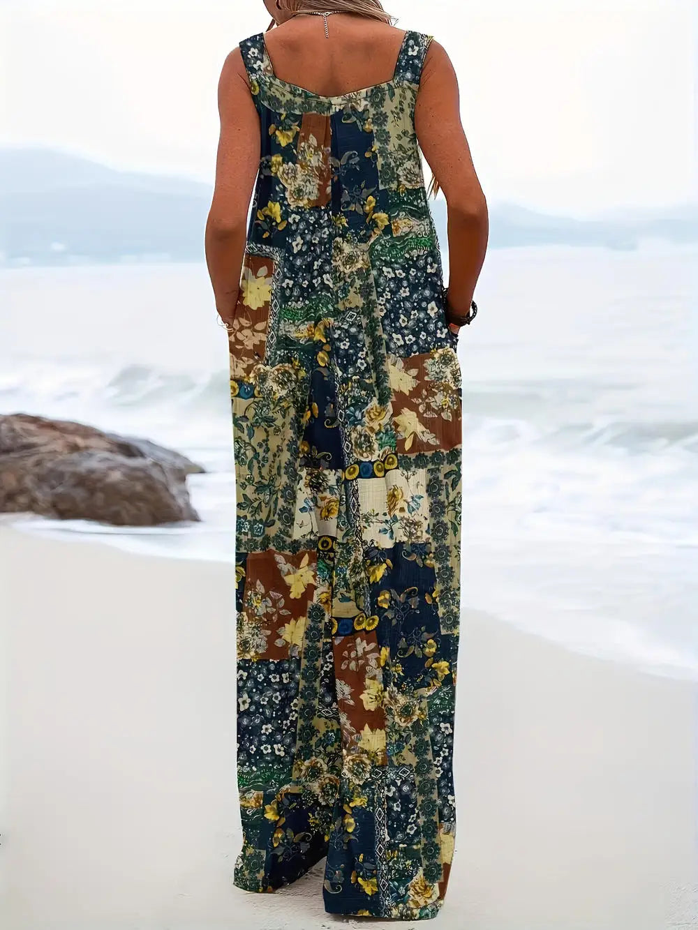 Ingrid - Square Neckline Jumpsuit