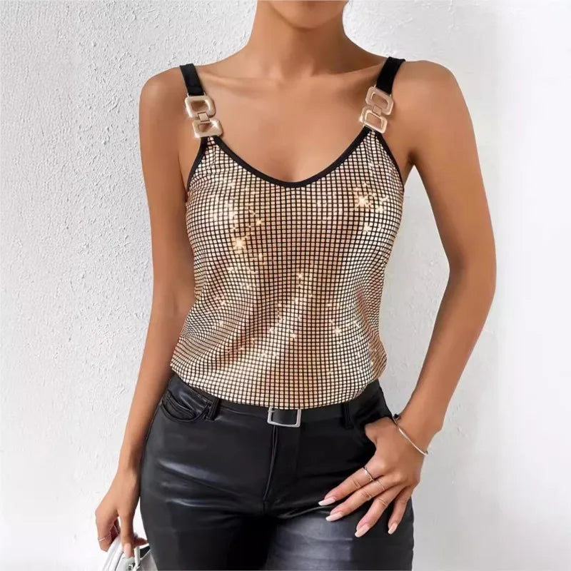 Dilani | Women's Chain Strap Camisole Top - Elegant & Comfortable