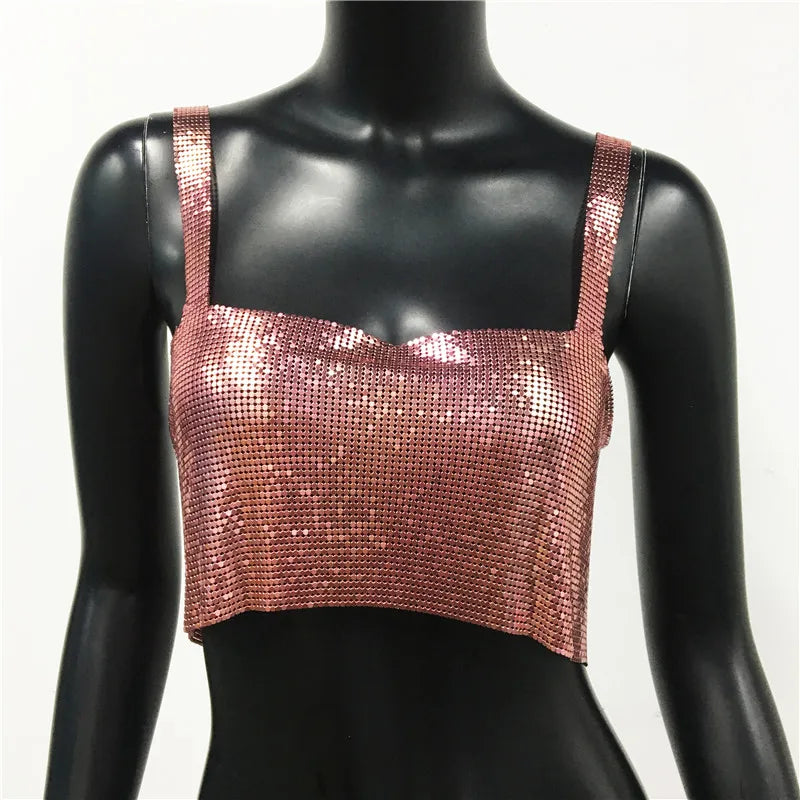 Mayuri | Women's Stylish See-Through Camisole Cropped Top - Fashionable & Light