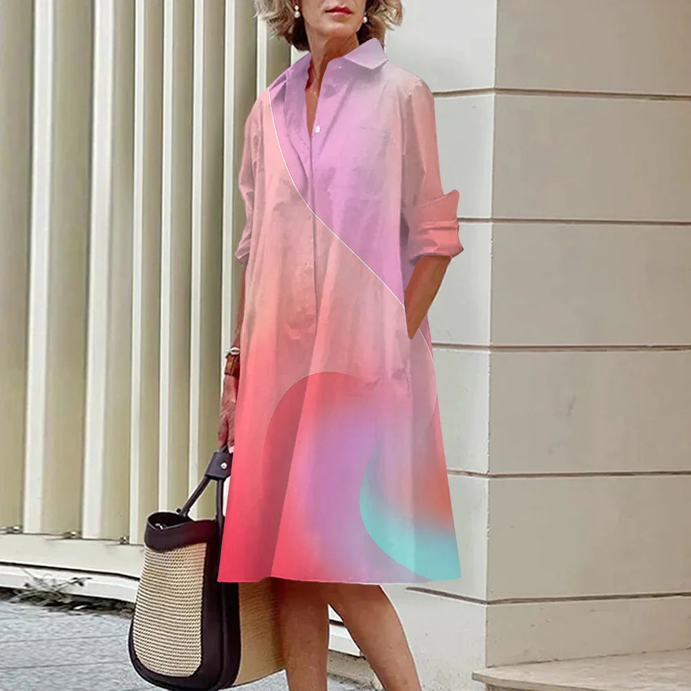 Josephine - Long Sleeve Midi Dresses