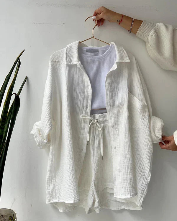 Madelyn - Two-piece set with pleated curtain
