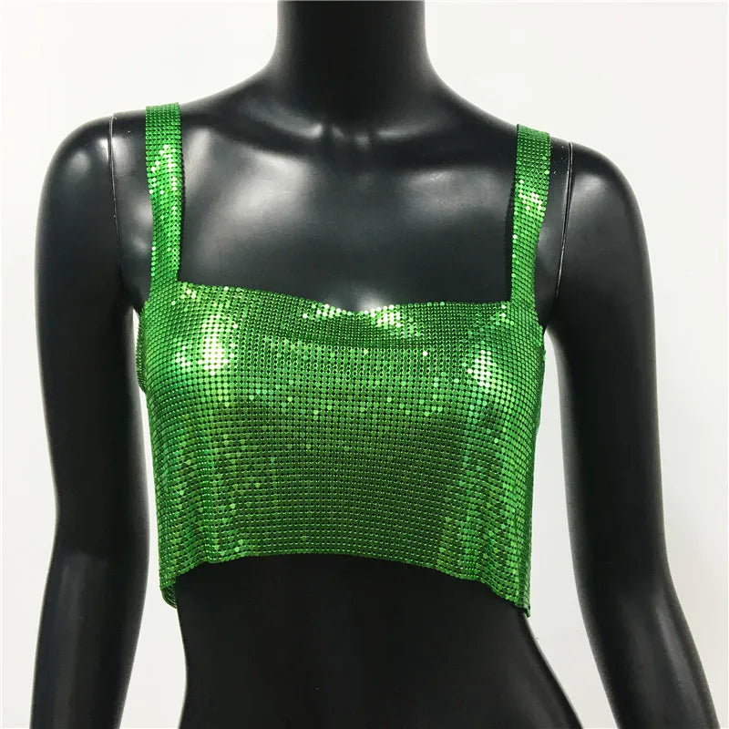 Mayuri | Women's Stylish See-Through Camisole Cropped Top - Fashionable & Light