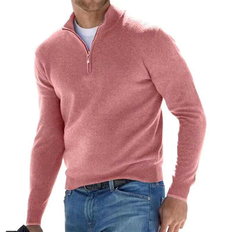 Ralf Polo - Fashionable Zip-Up Sweater for Men
