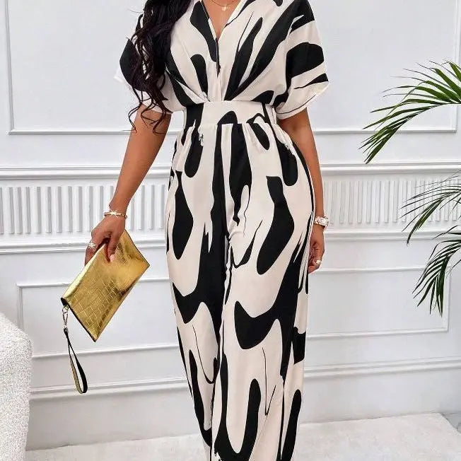 Cora - Jumpsuit with wide legs