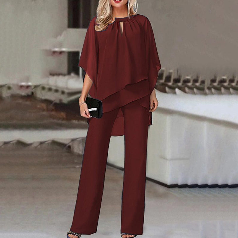 Regina - Batwing Sleeve Hose Irregular Set