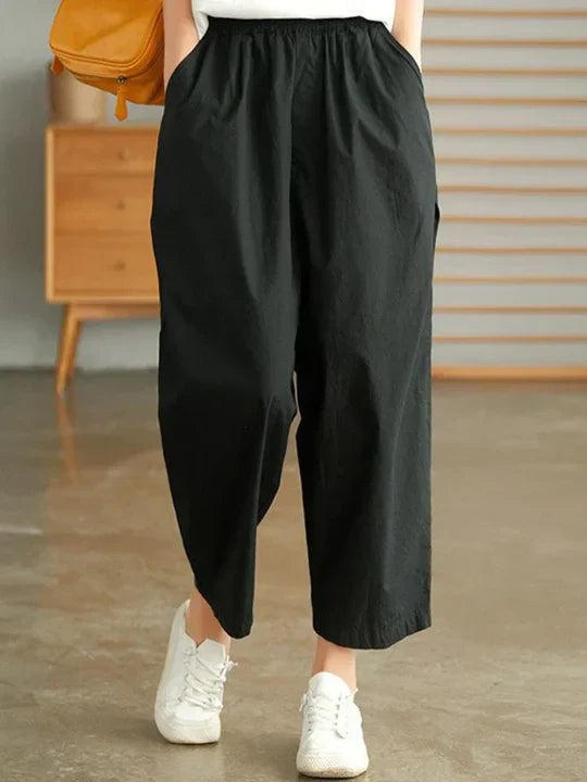 Geraldine - Cotton summer trousers