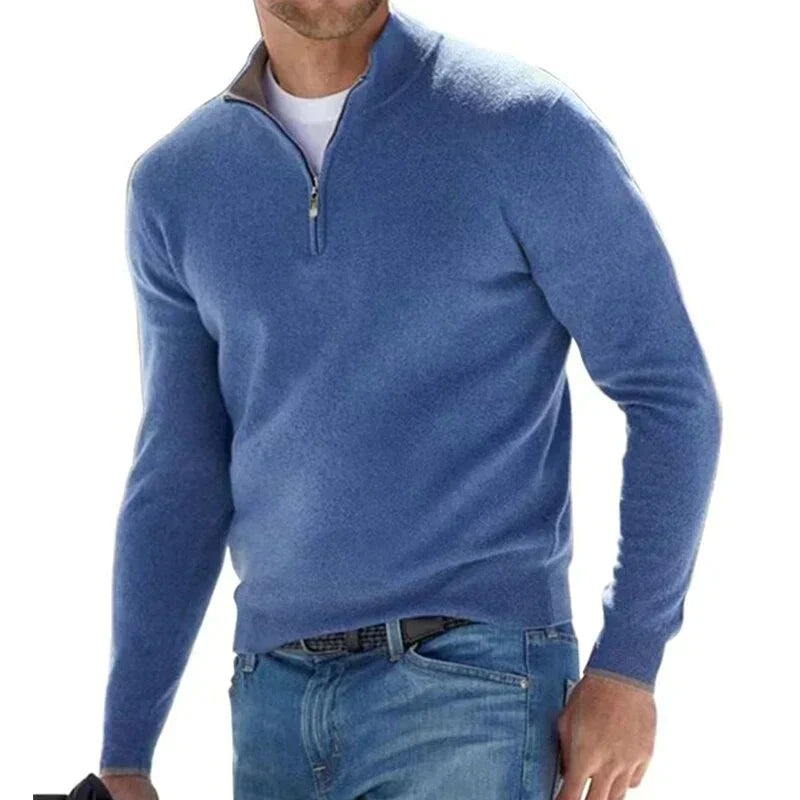 Ralph polo - stylish zip sweater for men