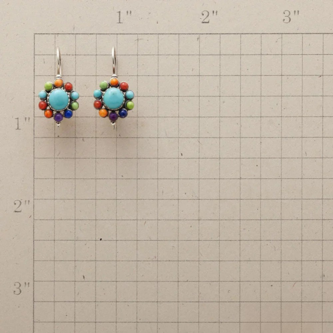 TRYNDA | MULTISTONE DROP EARRINGS