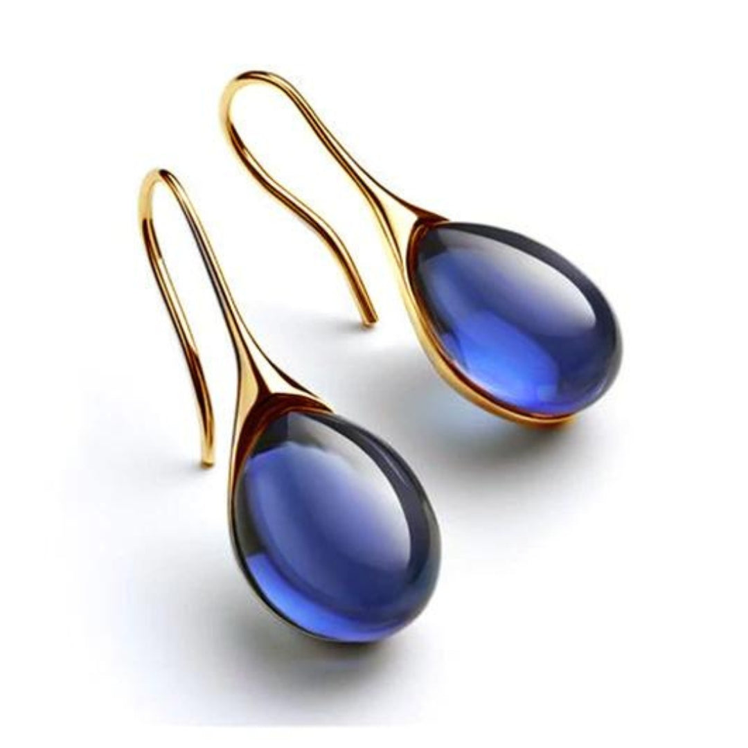 QUISSY | TEARDROP GLASS EARRINGS