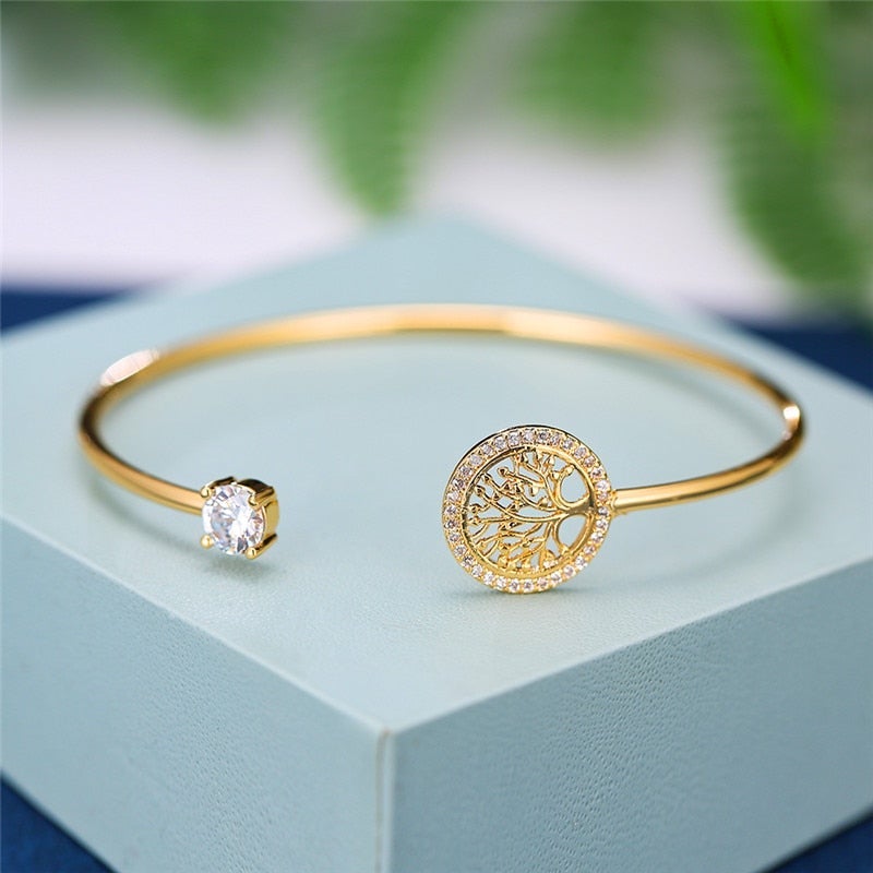 JUNEVA | TREE OF LIFE BANGLE BRACELET