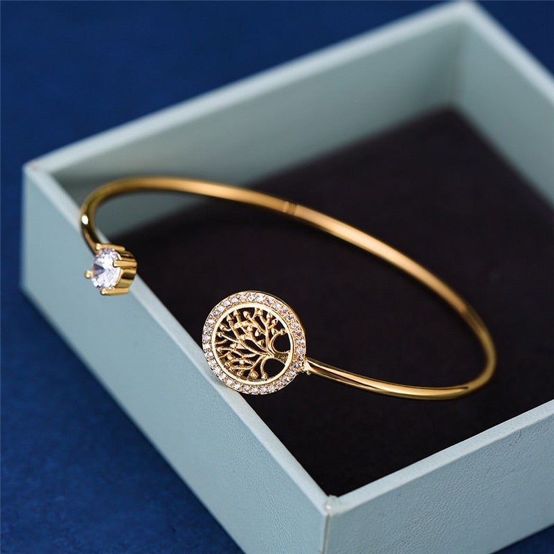 JUNEVA | TREE OF LIFE BANGLE BRACELET